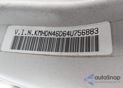 2004 Hyundai Elantra Gls/Gt from USA, damaged, VIN KMHDN46D64U756883